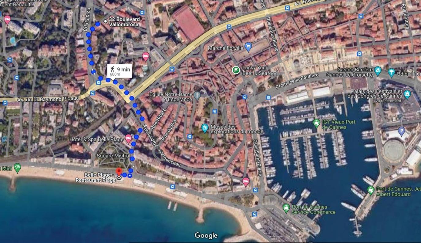 2 Pieces - Croisette Et Plages A 10 Mn A Pieds كان المظهر الخارجي الصورة